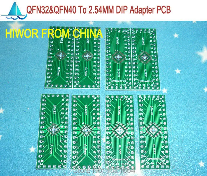 20 шт./лот QFN32P и QFN40P к DIP40Pin SMD адаптер для DIP PCB Pinboard конвертер | Электронные