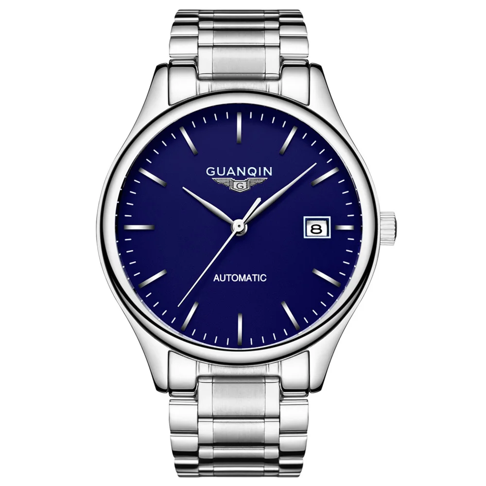 Relogio Masculino GUANQIN GJ16054 мужские часы Топ бренд класса люкс бизнес стальной пояс