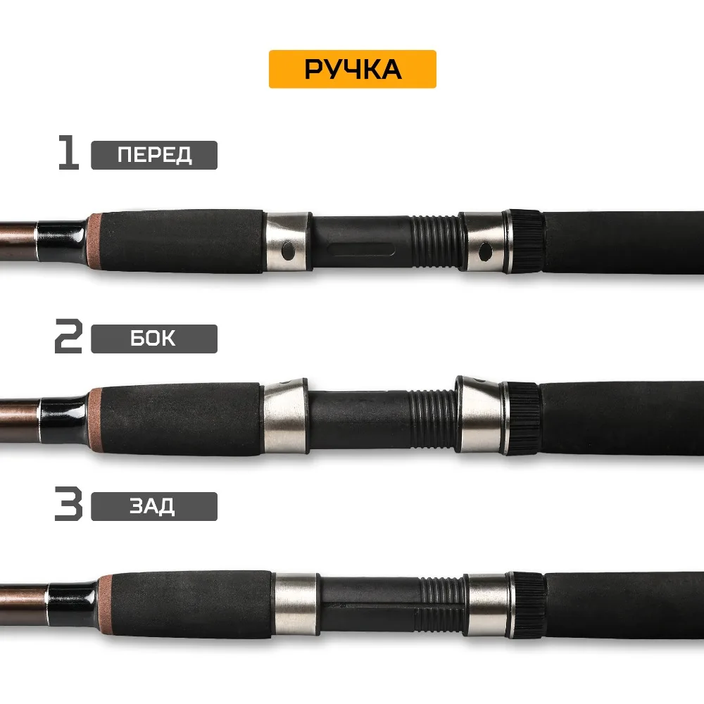 АМА FISH Марка спиннинг Рыбная ловля стержень 3.6 м Стекло Волокна Рыболовные удочки