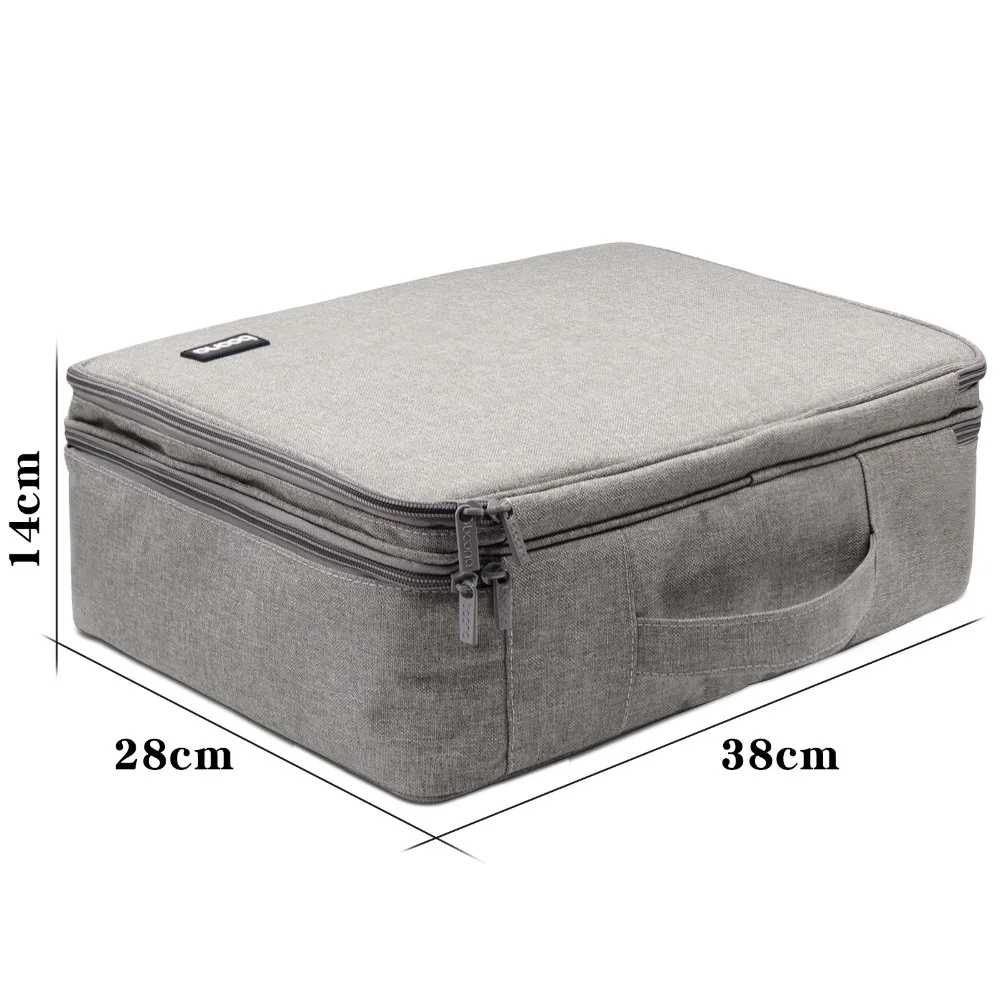 Boona Single& Dual Oxford Waterproof Document Bag Organizer Papers Storage Pouch Credential Bag Diploma Storage File Pocket