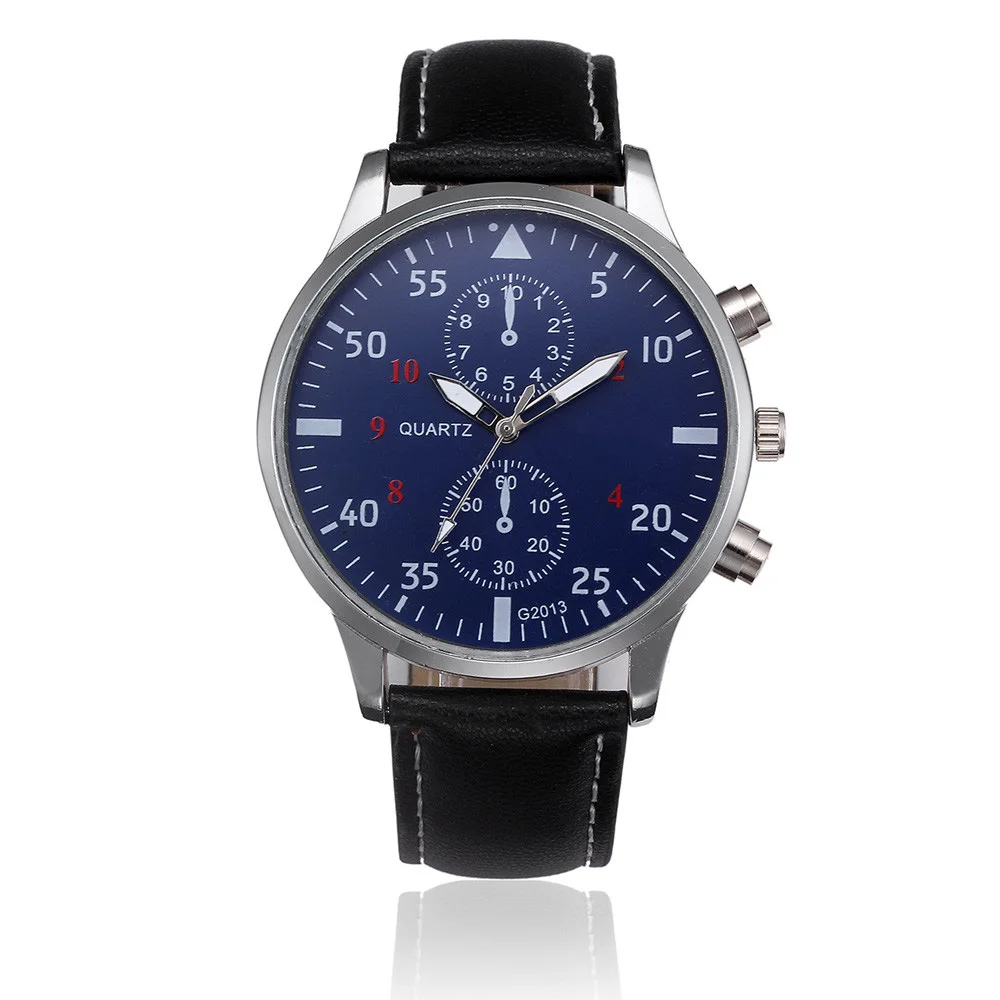 2017 мужские наручные часы Ретро дизайн кожаный ремешок Аналоговый сплав