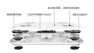 Интеллектуальные весы для жира бытовые электронные с USB зарядкой | Красота и