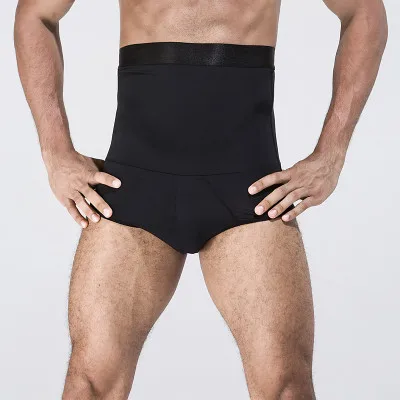 Мужское нижнее белье с высокой талией бесшовное для похудения|men high waist|waist trainer