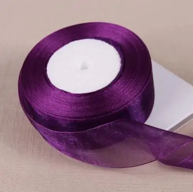 purple 4 см ширина 45 м длинные прозрачные рождественские украшения Снежная лента упаковка для выпечки ленты ссылка 2 - Цвет: purple