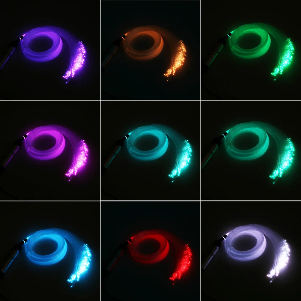 6W RGB волоконно-оптический комплект потолочных светильников 0 75 мм * 150 шт 2 м