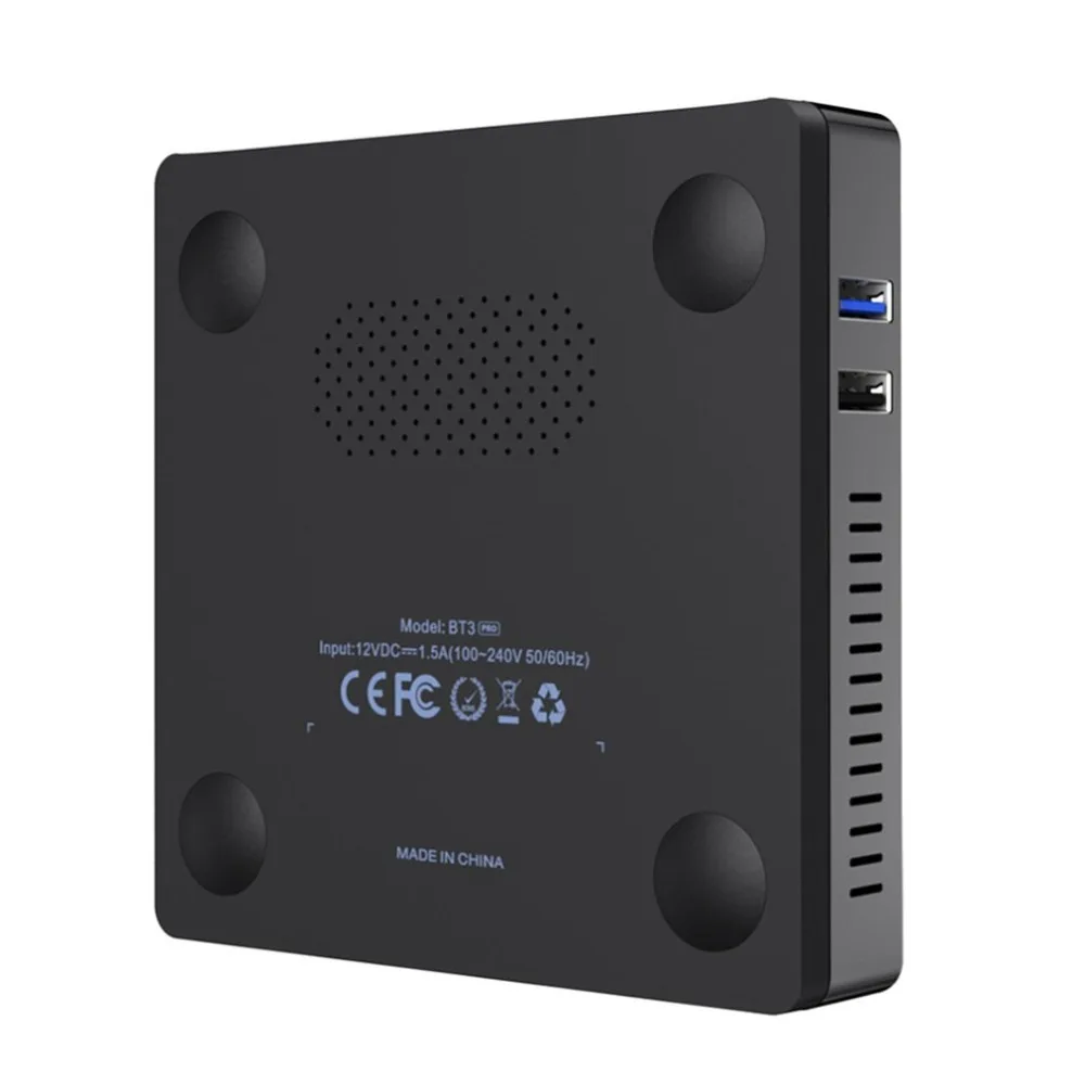 Мини ПК 4+ 64 Гб Intel Atom X5-Z8350 2,4/5,8 ГГц двухдиапазонный WiFi Bluetooth 4,0 Ethernet 1000 Мбит/с