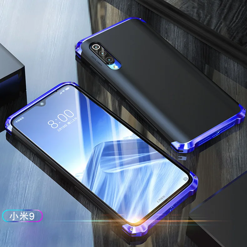 Роскошный противоударный чехол для Xiaomi Mi9, чехол, жесткий ТПУ, броня, металлическая рамка, для телефона, глобальный чехол для Xiaomi 9 SE MI9SE, чехол