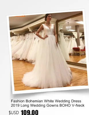 Elegant Boho V Neck Bride Dresses Long New Chiffon Backless Wedding Gowns Sleeveless Appliques Top Lace Beach Wedding Dress