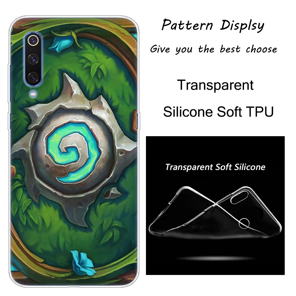 Hearthstone герои of Warcraft чехол для Xiaomi Pocophone F1 9T 9 9SE 8 A2 Lite A1 A2 Mix3 Redmi K20 7A Note 4 4X5 6 7 Pro S2