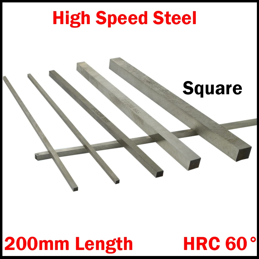 14*14*200 14x14x200 15*15*200 15x15x200 HRC60 HSS Square Metalworking Boring Bar Fly Cutter Cutting Lathe Tool Bit | Инструменты