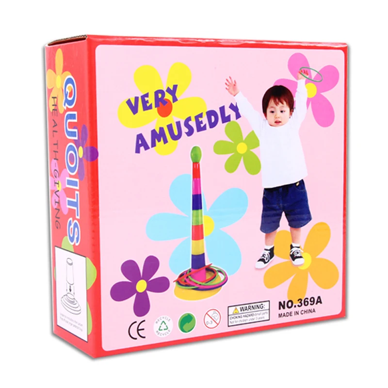Mixed Color Quoits Blocks Creative Tower Stacked Toy Brick Children Play Rings Simple Baby Relaxing Toys | Игрушки и хобби