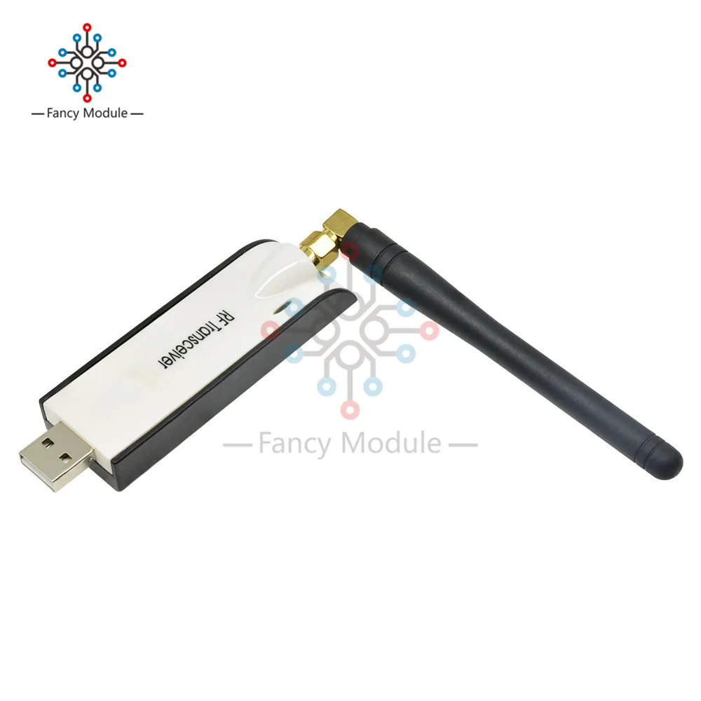 Беспроводной Радиочастотный приемопередатчик 433 МГц CC1101 USB модуль 10 мВт UART MAX232 RS232