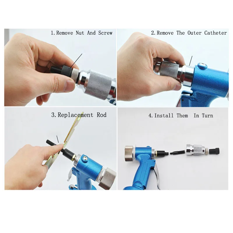 

High Quality M4-M10 Semi-Automatic Pneumatic Riveting Nut Gun Pneumatic Drawing Machine For Stainless Steel Rivets Rivet Machine