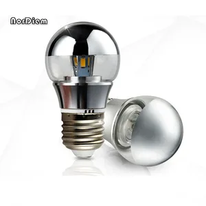 110-220 В декоративная безтенесветодиодный Светодиодная лампа E27E14 3 Вт 5 Вт 7 Вт Базовая зеркальсветильник лампа G45 A60 светодиодный Серебристая Светодиодная лампа накаливания