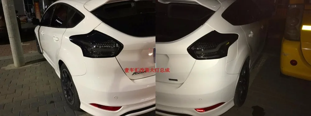 KOWELL автомобильный Стайлинг для Ford Focus 2 задние фары светодиодный задний фонарь задний багажник крышка лампы drl+ сигнал+ тормоз+ обратный
