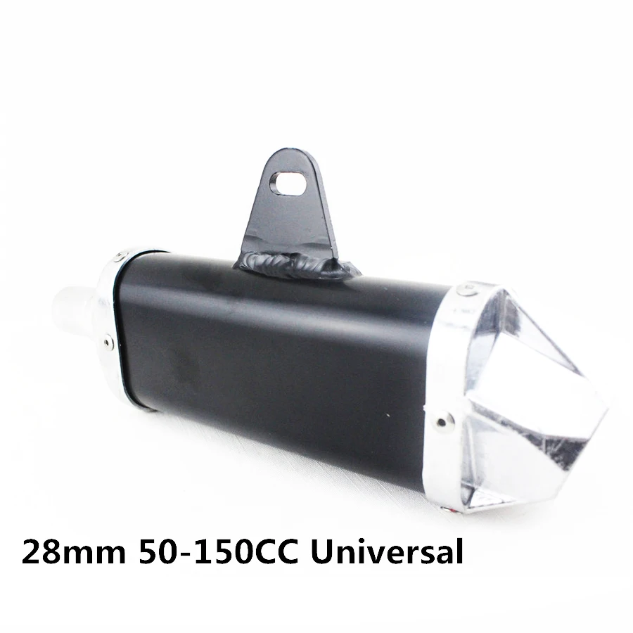 

Universal Motorcycle 28mm Exhaust Muffler Pipe 50cc 110cc 125cc 150cc