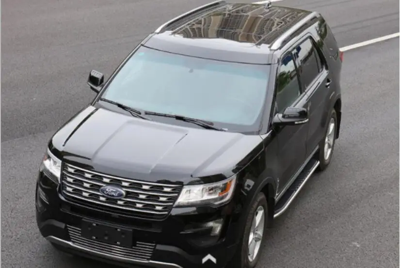 2 шт./компл. для автомобиля алюминиевый сплав и АБС бег подножка Nerf бар гвардии Ford