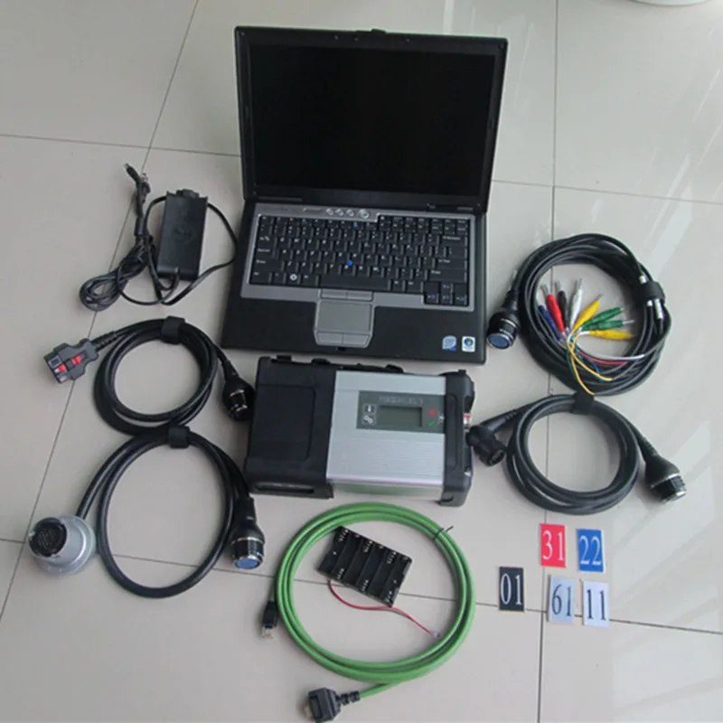 Full chip MB STAR C5 V03-2021 full system in HDD WIFI SD connect 5 with D630 Laptop for whole car/truck diagnostic |