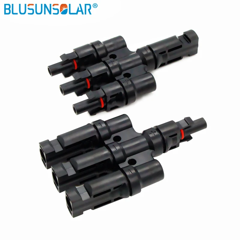 

5 Pair/Lot 3 In 1 T Branch PV Connector Manufactuers TUV IP67 PV PV Connector Used For Solar Cable 2.5/4/6 Mm TF0164Solar