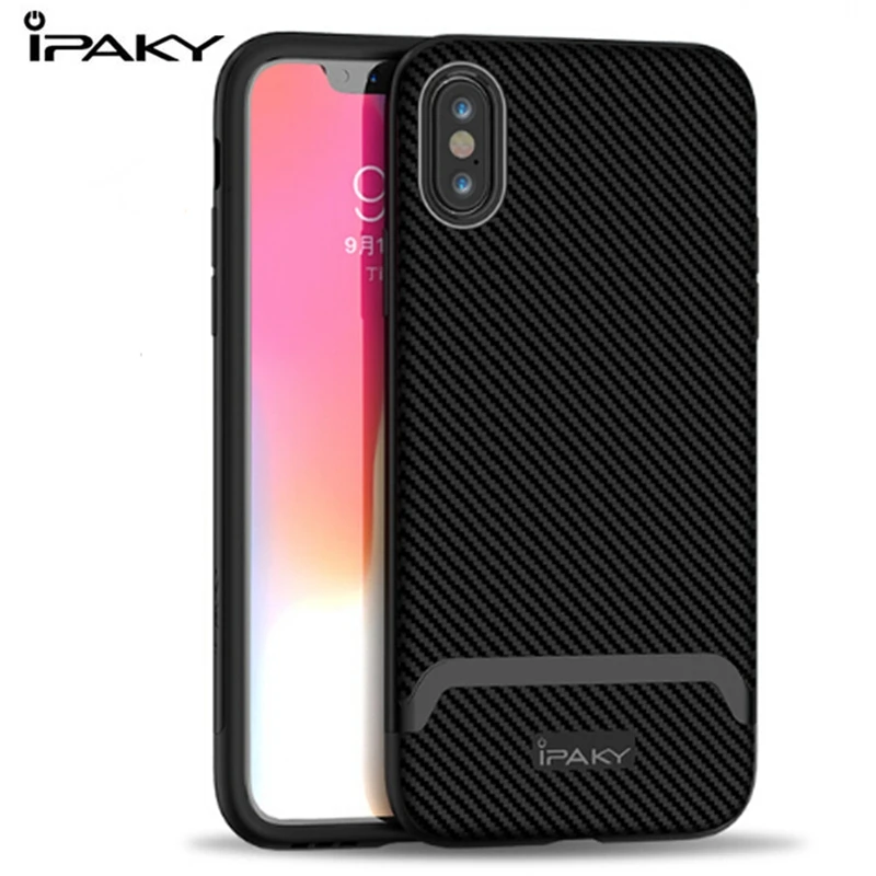 Чехол IPAKY для Iphone XS Max ТПУ Силиконовый противоударный чехол 9 2018 5 8 дюйма XR 6 1