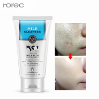 horec milk facial cleanser deep cleansing moisturizing whitening acne treatment face washing remove blackhead face cleaner 100g