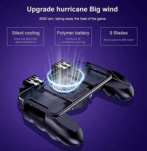 BOHYLOY H9Six Finger все-в-одном мобильный игровой контроллер Кнопка Fire Key для PUBG мобильная