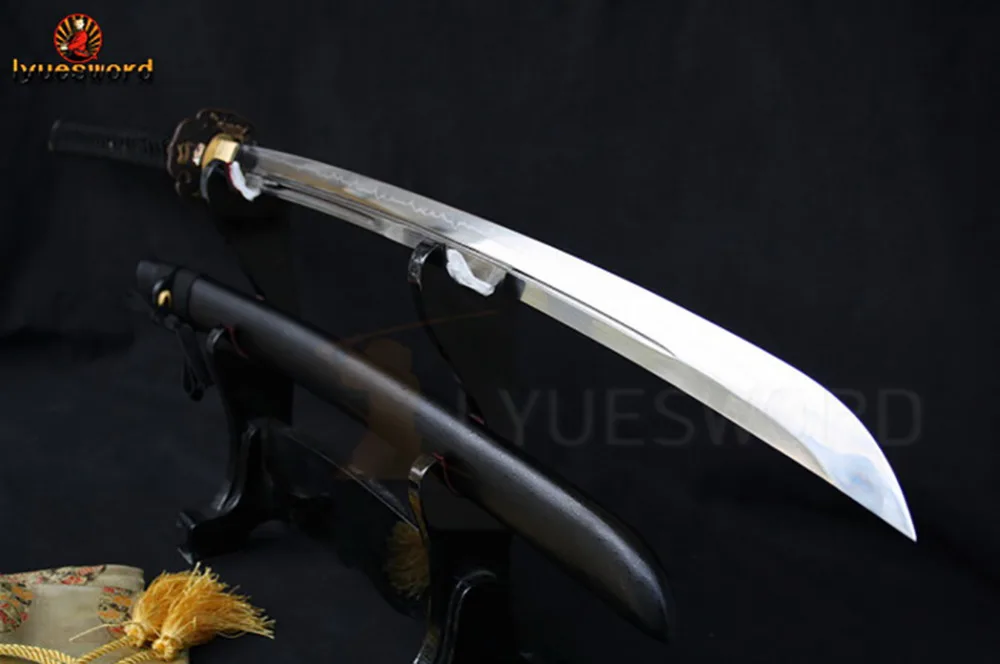 LYUESWORD японская Naginata самурайский меч полная драгоценность T10 стальная глина