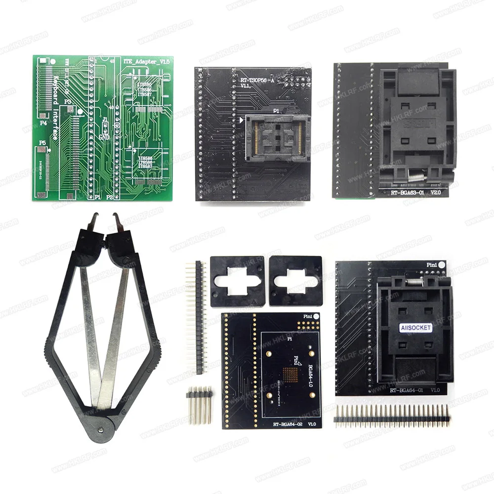 100% Оригинальный RT809H EMMC программирование Nand FLASH + 45 элементов с BGA63 BGA64 TSOP56 SOP44
