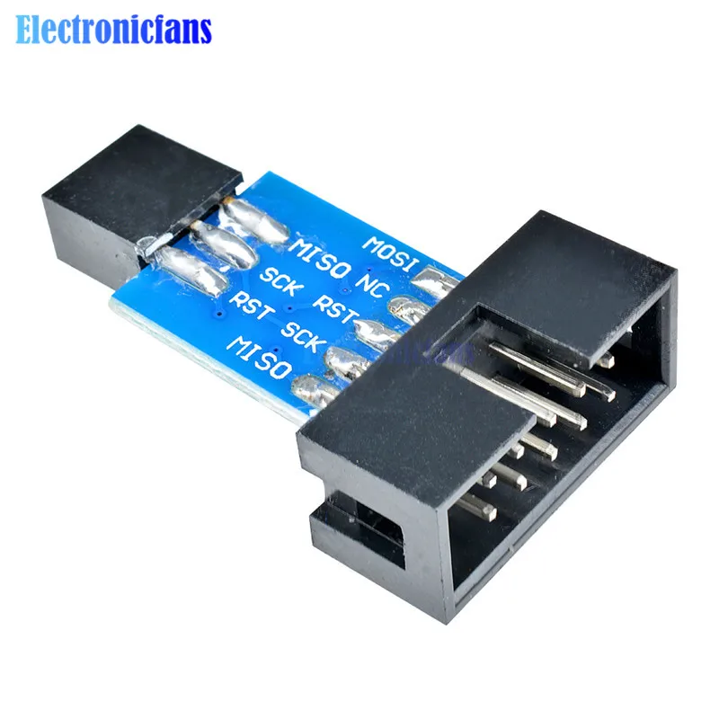 10 контактная 6 плата адаптера для AVRISP MKII USBASP STK500 35 мм x 20 отличное качество|usb board|board