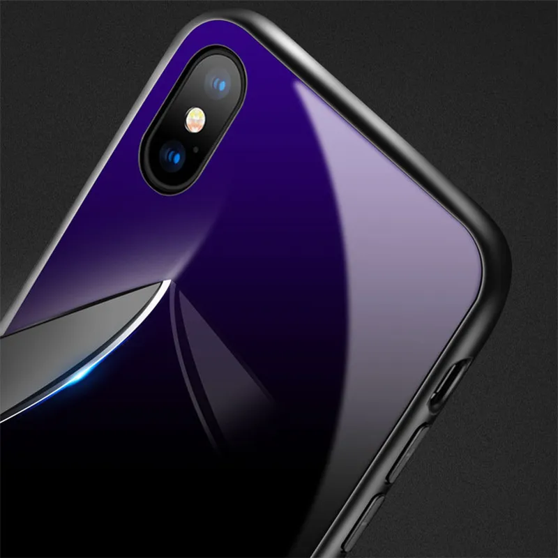 Kinbom для Iphone 6 6S 7 8 plus Multi Цвет градиентный телефонный чехол красивый однотонный