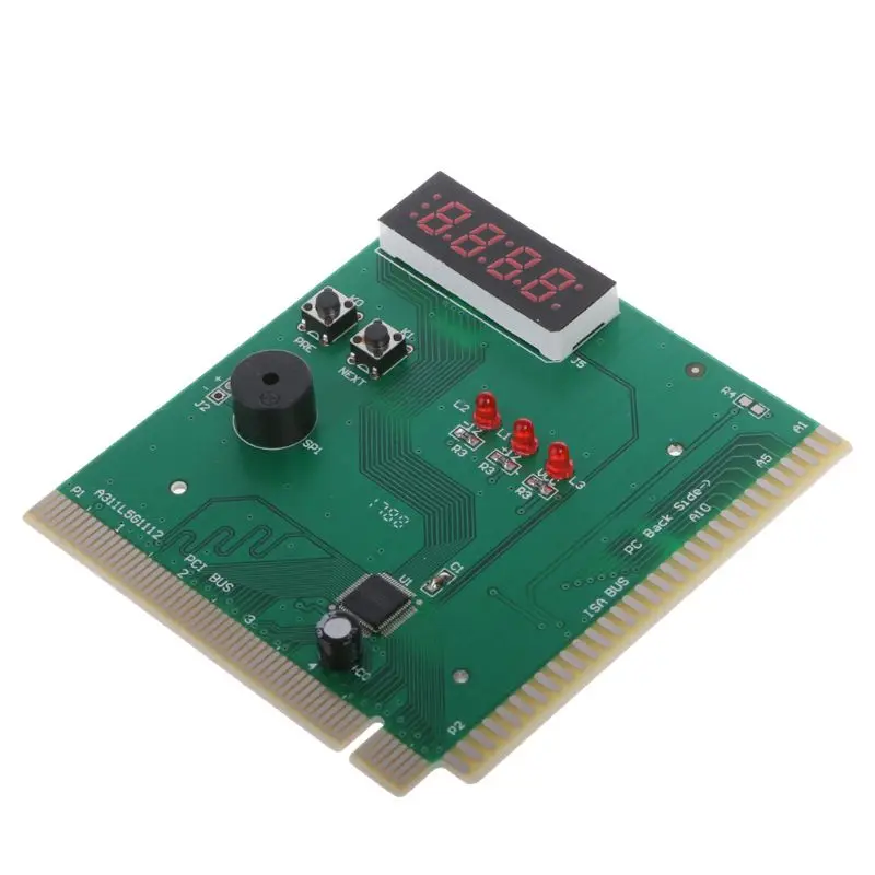 Планшет анализатор материнской платы OOTDTY PCI & ISA диагностический дисплей 4 значный
