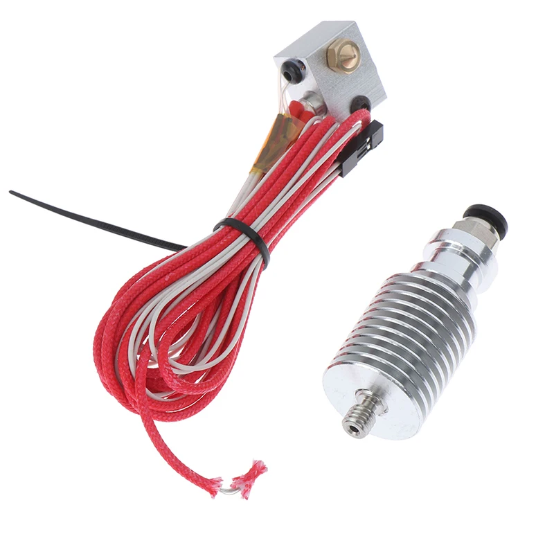 1 шт. V5 J head Hotend Kit серебряные аксессуары для 3D принтера Hot End 0 4 мм/1 75 мм экструдера
