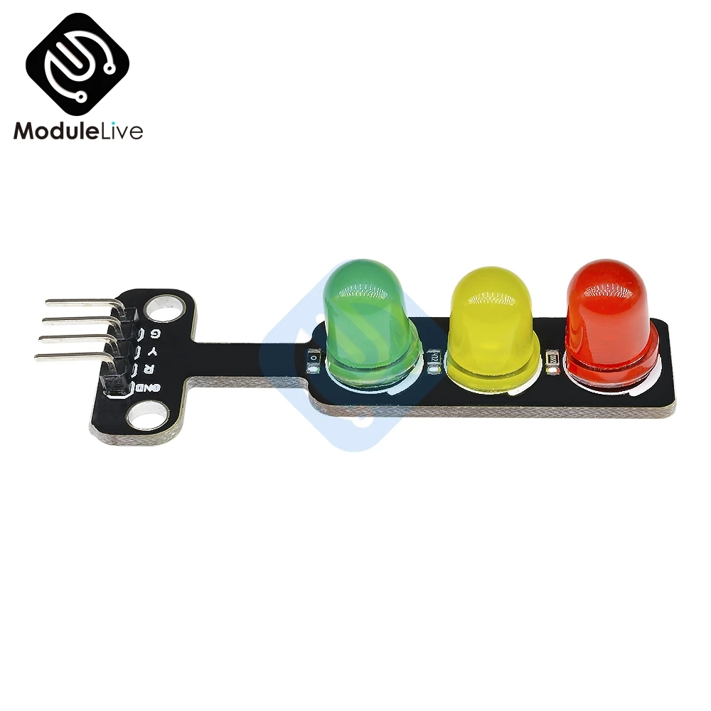 10 шт. мини модуль платы светофора 5 В для Arduino светодиодный дисплей мм Светофор