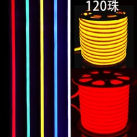 fanlive 50mlot flexible led neon strip car rope rgb light smd 2835 120ledsm 9wm 220v waterproof ac 220v 230v 110v