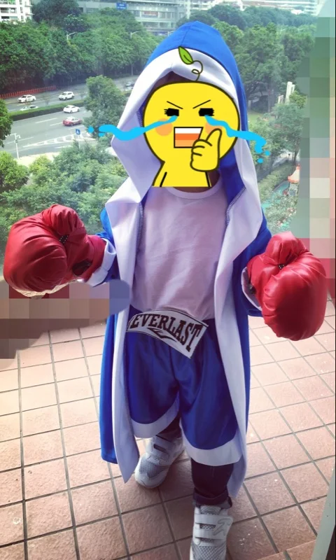 Детский красный и синий костюм боксеры для мальчиков девочек на Хэллоуин