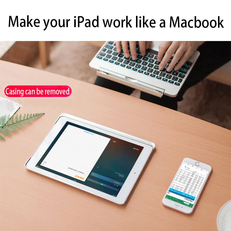 Ультратонкий Портативный беспроводной Bluetooth чехол для клавиатуры ipad Pro 9 7 Apple iPad