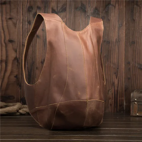 Рюкзак из натуральной кожи для мужчин, персонализированные ретро туристические деловые большие сумки для рук, противоугонные сумки для мужчин, женщин, мальчиков, школы