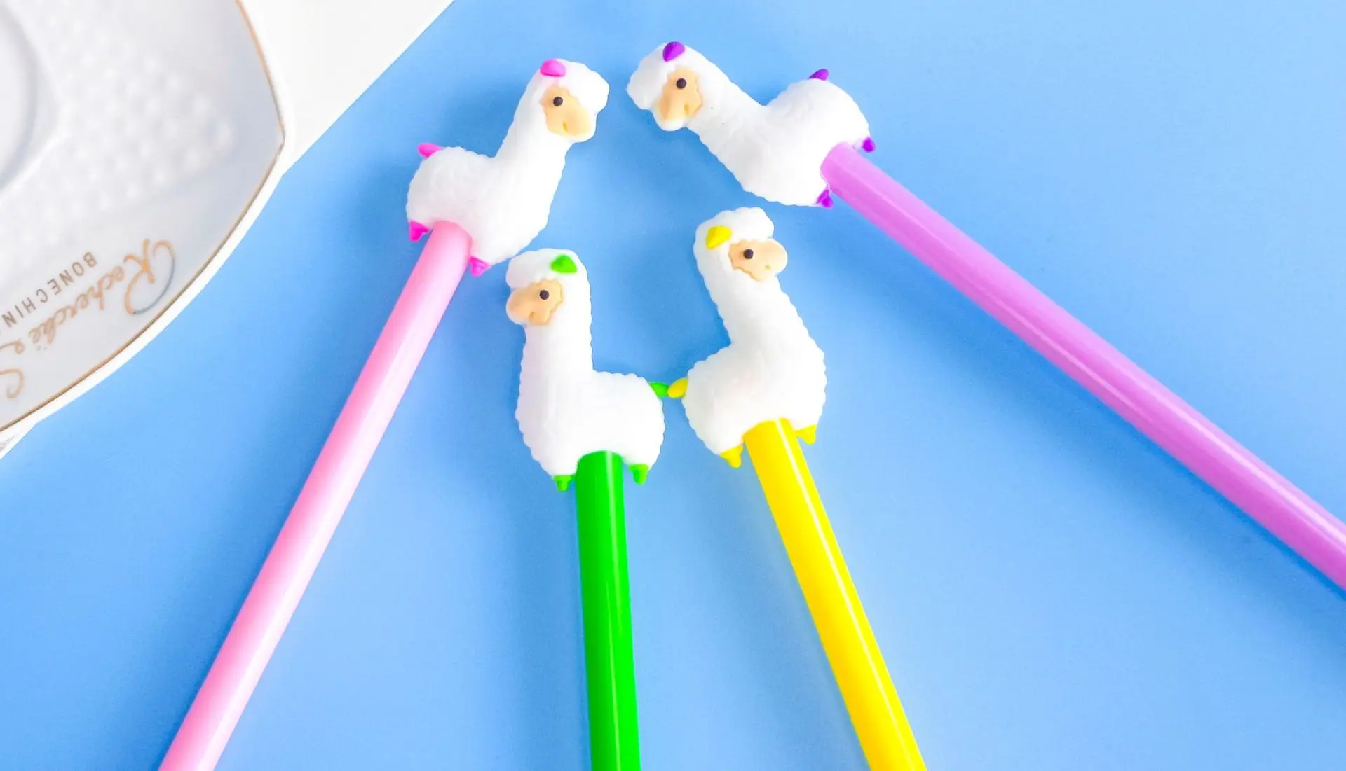1 шт Альпака форма мультфильм гелевая ручка подпись ручка Escolar Papelaria школьные офисные принадлежности рекламный подарок