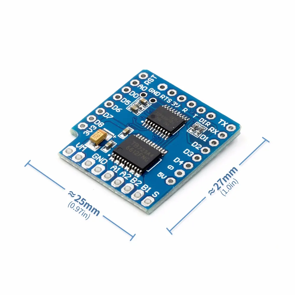 Щит двигателя для WeMos D1 mini I2C Dual Motor Driver TB6612FNG (1A) V1.0.0|Интегральные схемы| |