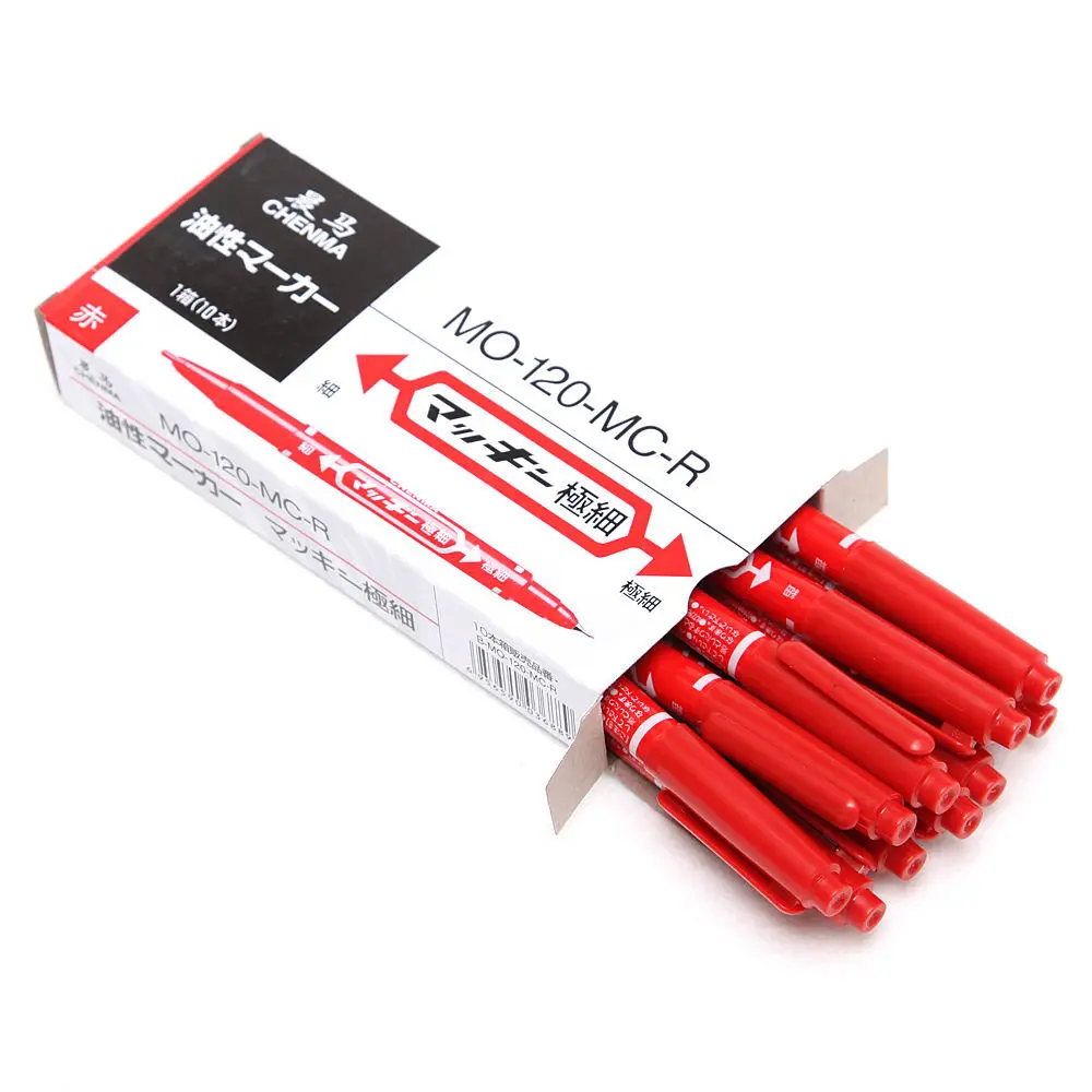 

30PCS Professional Tattoo Transfer Pen Black Dual Tattoo Skin Marker Pen Tattoo Supply send gift Free shipping TA-106