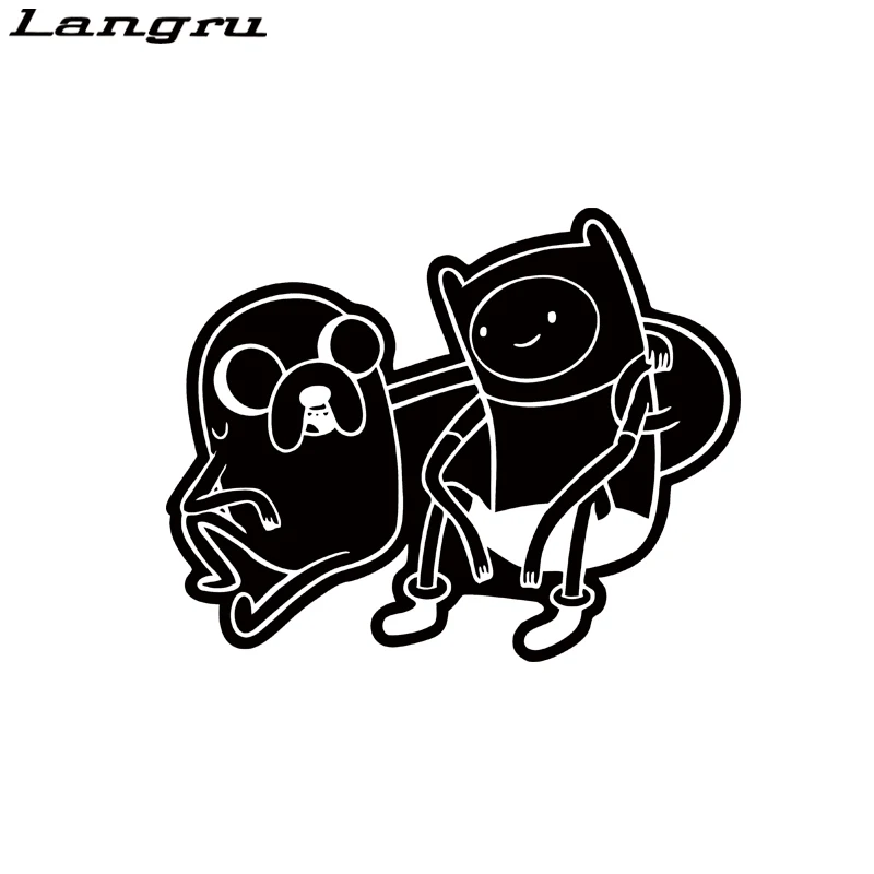 Langru крутая графика Время Приключений Джейк и Финн стикер автомобиля стиль