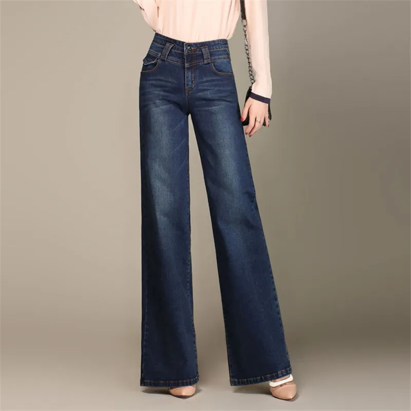 Новинка 2017 винтажные ботинки с высокой талией широкие расклешенные женские