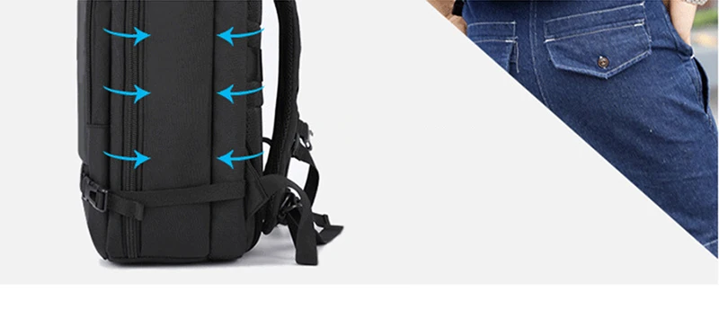 Арктический Хантер B0188 Mochila большой Ёмкость Водонепроницаемый путешествия рюкзак Для мужчин 15," ноутбук рюкзак нейлоновая сумка рюкзаки мужской