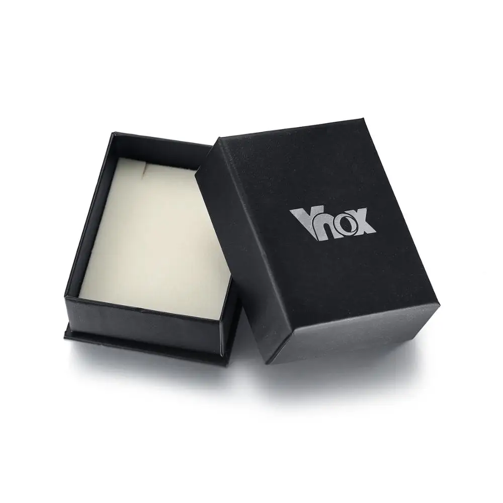 for necklace Vnox бренд кольцо Коробка Подарочная Коробки Свадебные украшения Вышивка Крестом Пакет Интимные аксессуары - Цвет: for necklace
