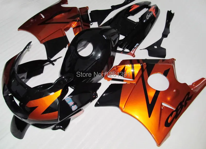 Обтекатели для мотоциклов оранжевые черные HONDA CBR600 F2 91 92 93 94 CBR600F2 1991 1997 1995 CBR 600 91-94