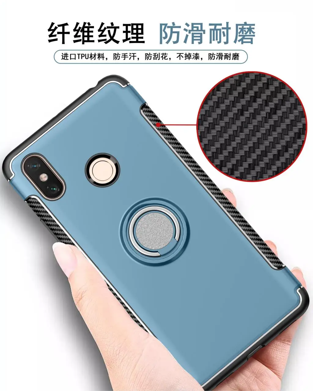 Чехол премиум класса для Xiaomi Mi Max 3 противоударный гибридный защитный чехол с