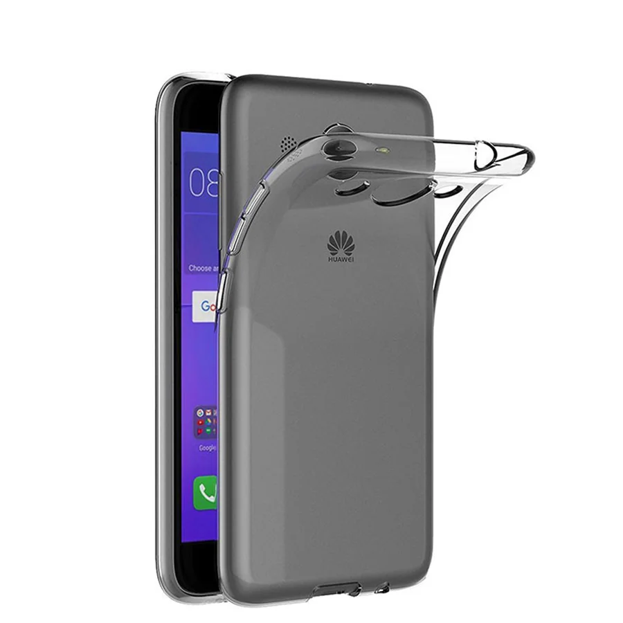 DAHABY For Huawei Y3 Y6 Y9 Y7 Prime Honor 7A Pro 2018 Ultra Thin Soft Back Case Clear TPU Cover Protective Shell Anti-knock |
