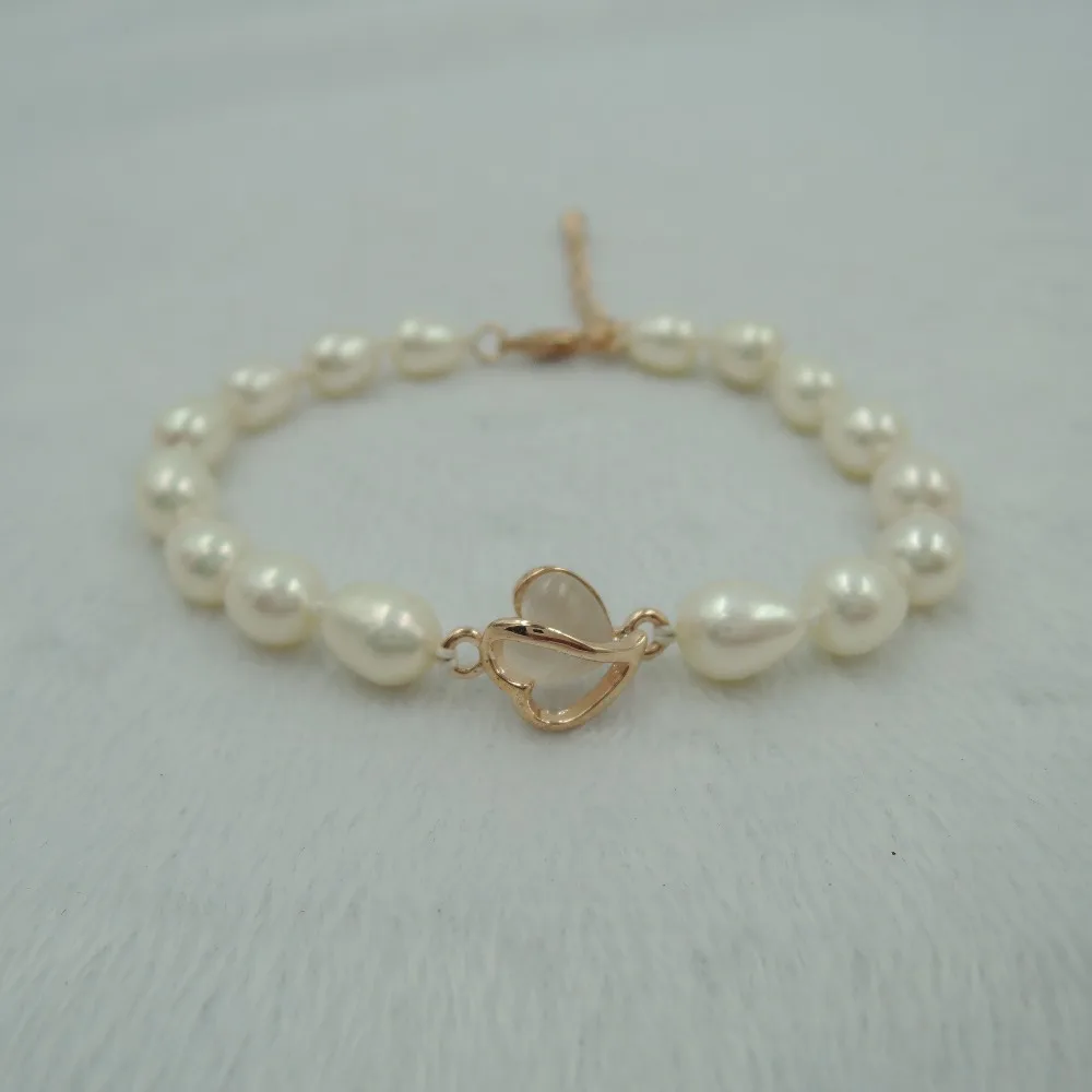 

100% NATURE FRESHWATER PEARL Bracelet-AAAAA high good quality
