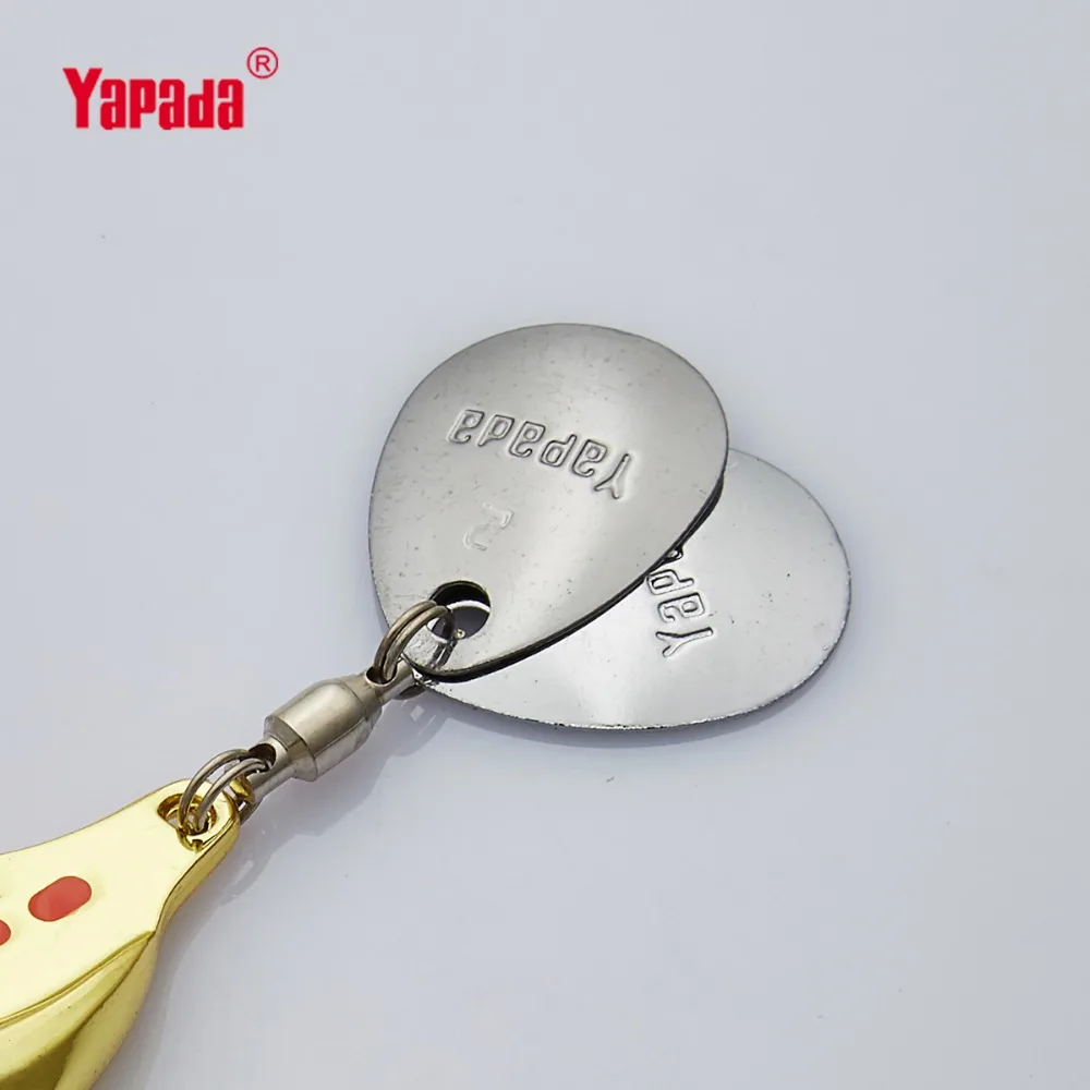 YAPADA VIB 305 6 точечный тройной крючок 10 г/15 г/20 г/25 г + вращающиеся блестки 40 мм/46 мм/50
