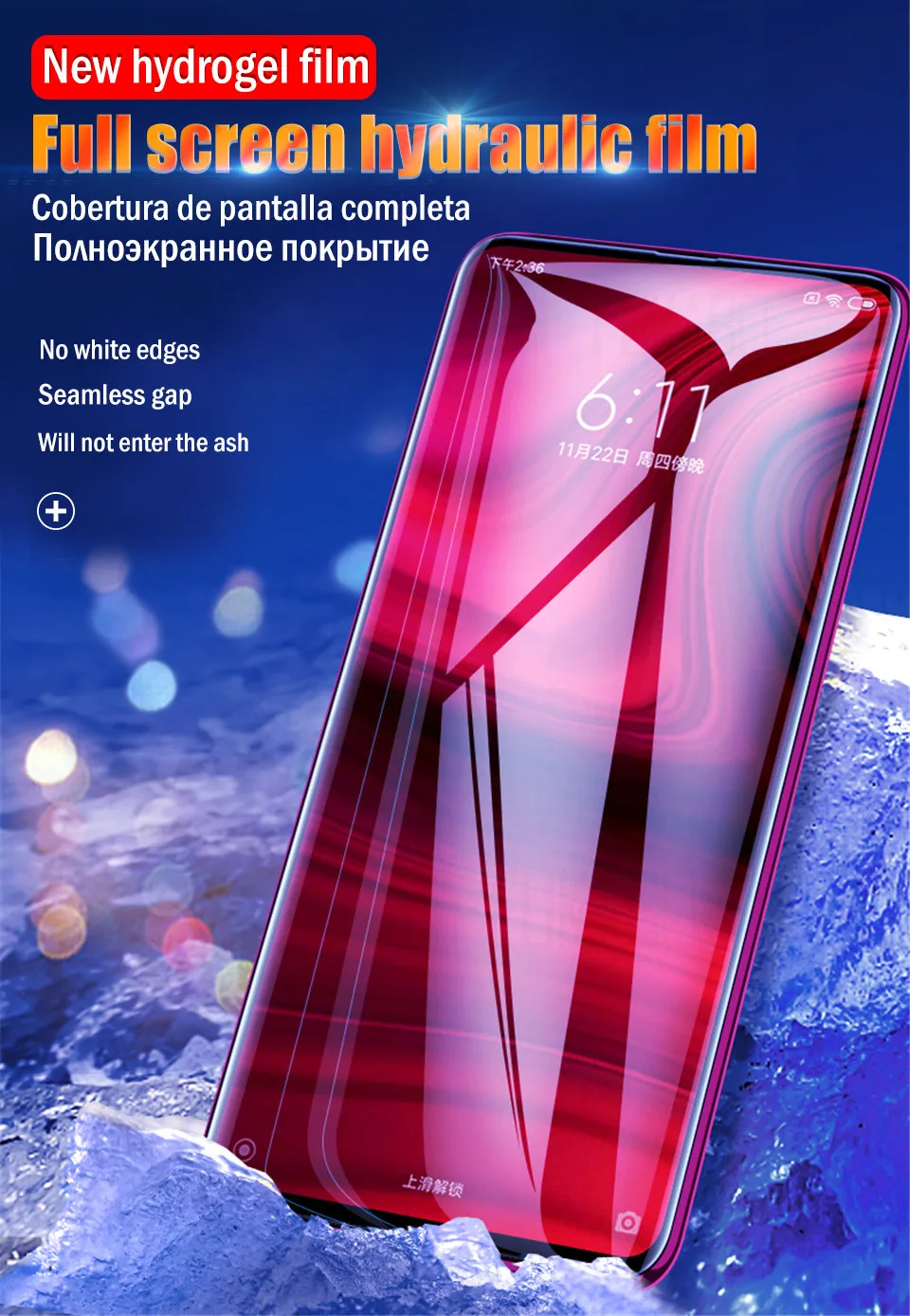20D Гидрогелевая пленка для защиты экрана для Xiaomi Redmi K20 Pro Redmi Note 7 5 6 Pro 6A S2 GO защитная пленка Redmi 7 7A не стекло